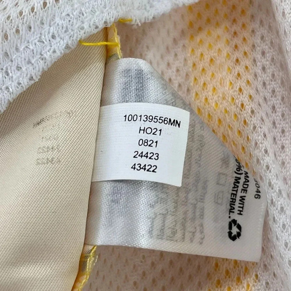 Club Room Lined Swim Trunks Mens XXL Yellow Quick Dry Novelty Print 7"Inseam - Picture 6 of 12